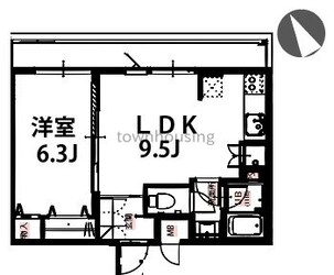 オクドテラスの物件間取画像